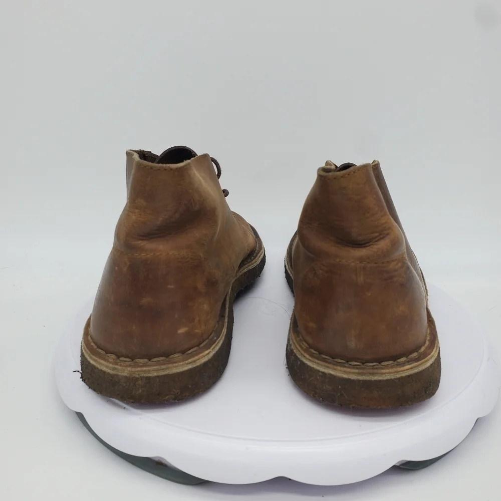 Clarks Shoe Men 6.5 M Originals Desert Boots Chukka Brown Leather Crepe
